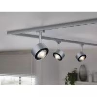 URail Schienenstrahler Aldan Einzelstrahler 500 lm 8 W Weiß Schalter 230 V - système d'accrochage et décoration - détail 8