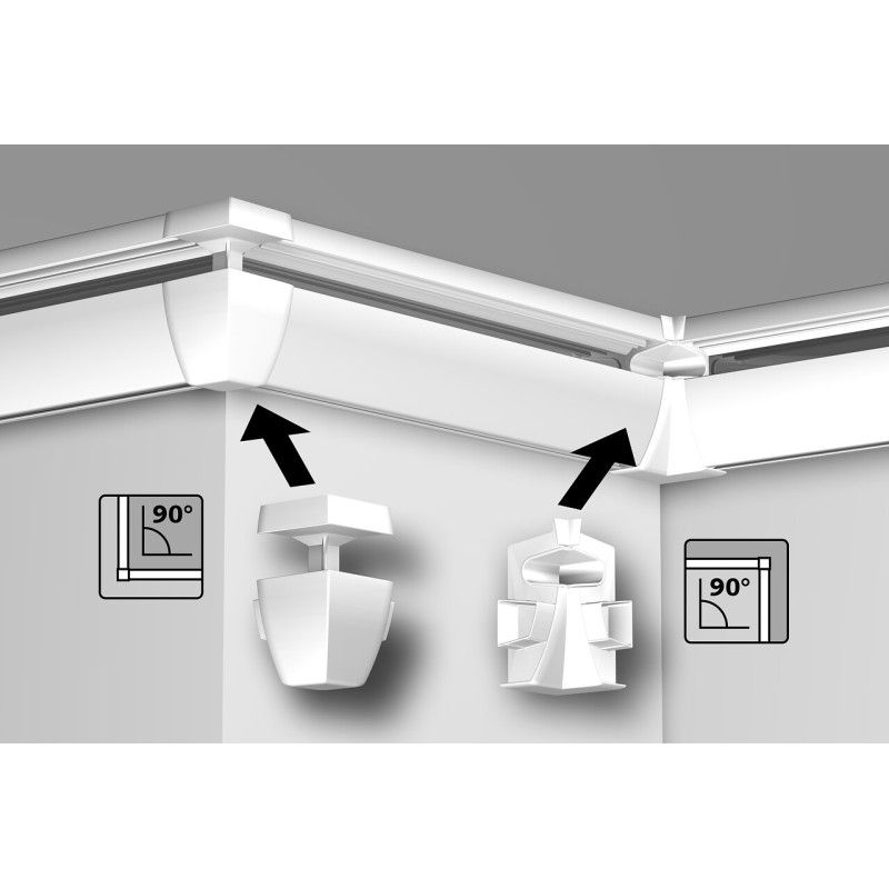 Combi Pro light artiteq ECO picture rail pack Cimaise Tableau 8 - Cimaise Tableau 