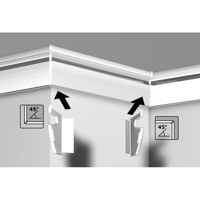 Paquete de rieles para cuadros Combi Pro light artiteq ECO Cimaise Tableau 9 - Cimaise Tableau 