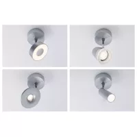 URail Spot auf Schienenbasis, Einzelspot max. 50 W, 230 V - système d'accrochage et décoration - détail 5