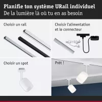 Foco para riel URail Blossom G9, máx. 10 W, regulable, 230 V - système d'accrochage et décoration - détail 6
