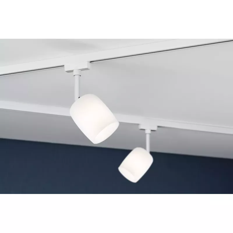 Foco para riel URail Blossom G9, máx. 10 W, regulable, 230 V