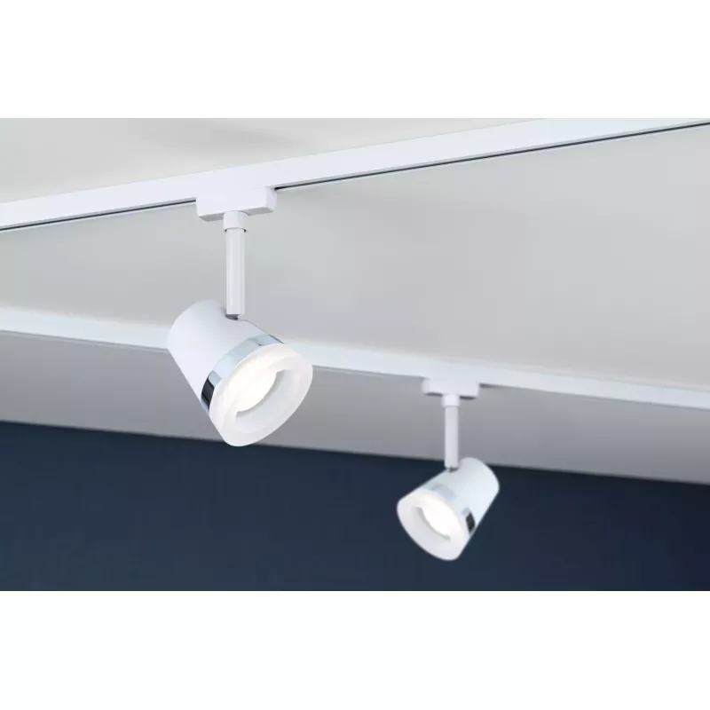 URail Spot sur rail Cone Spot individuel GU10 max. 10W gradable 230V PAULMANN 40 - Cimaise Tableau 