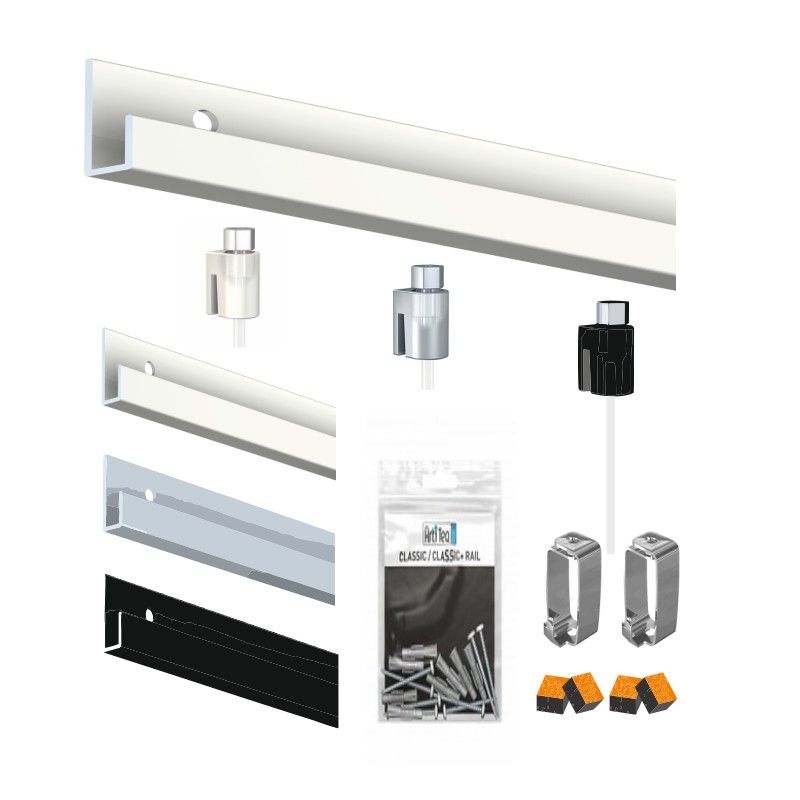 Pack cornice classic rail versione ECO fili Cimaise Tableau 1 - Cimaise Tableau