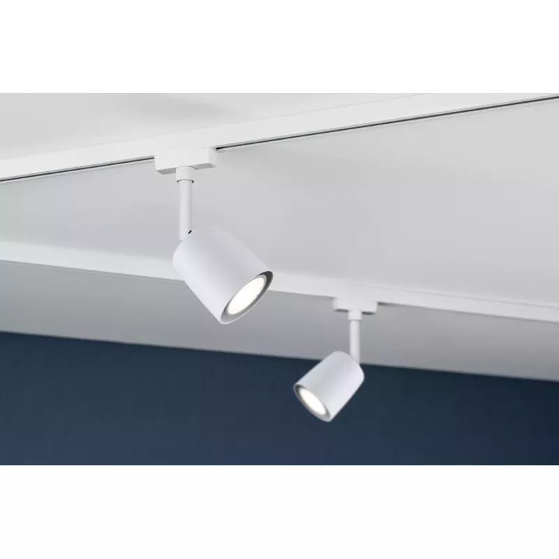 URail Spot sur rail Cover Spot individuel GU10 max. 10W gradable 230V PAULMANN 40 - Cimaise Tableau 
