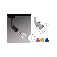 Foco para riel URAil Foco individual básico DecoSystems E14 máx. 20W regulable 230V - système d'accrochage et décoration - détail 3