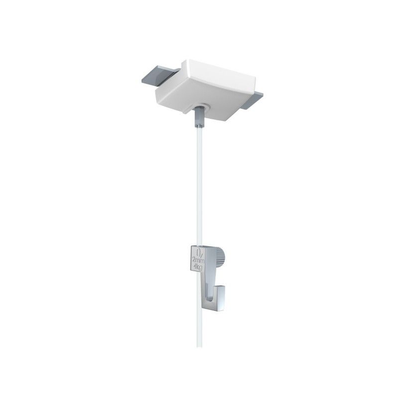 KIT CLIP DE SUSPENSION FAUX PLAFOND 2 MM PERLON 200 CM 4 KG ARTI TEQ 4 - Cimaise Tableau 