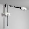 Pacchetto binario per quadri con binario da soffitto Click Up ECO Newly 2 - Cimaise Tableau 