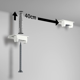 Pack cimaise Click Up rail plafond ECO Newly 2 - Cimaise Tableau