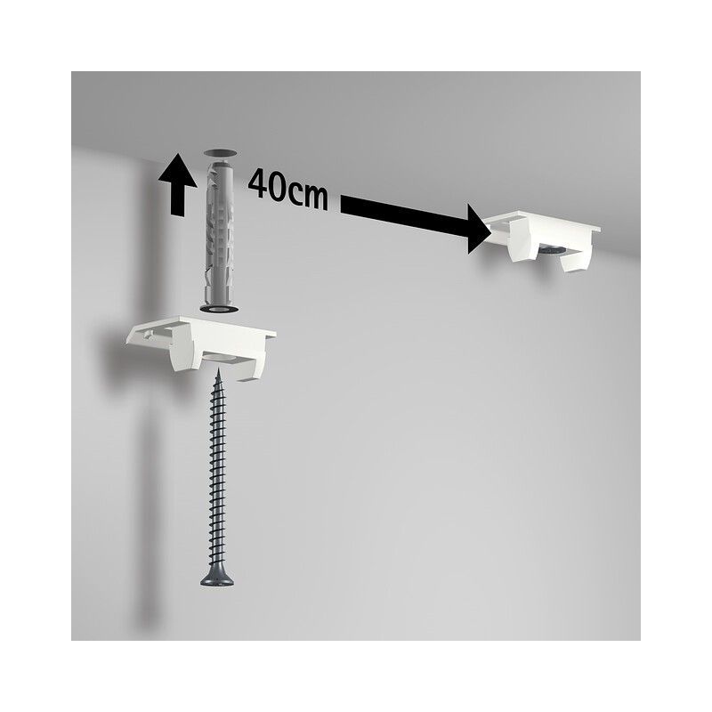 Pack cimaise Click Up rail plafond ECO Newly 2 - Cimaise Tableau