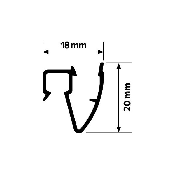 Pack cimaise Click Up rail plafond ECO Newly 11 - Cimaise Tableau 