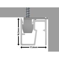 Pack sospensione a soffitto R40 PREMIUM 4 - Cimasa per Quadri