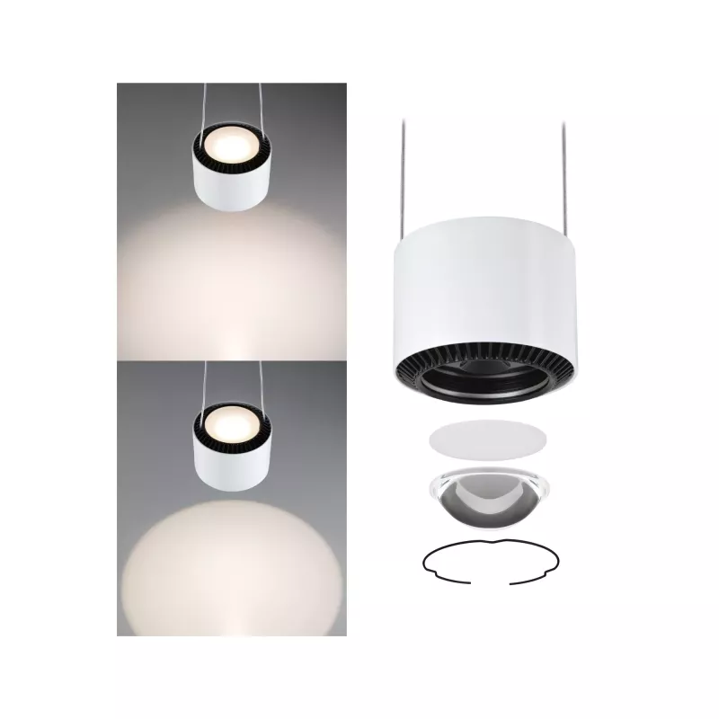 URail Suspension Aldan 820lm / 0lm 8,5W / 4,5W 2700K gradable 230V PAULMANN 30 - Cimaise Tableau 