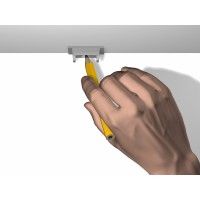 Pacco cornice a soffitto R40 PREMIUM appena installato Newly 12 - Cimaise Tableau 