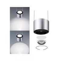 URail Suspension Aldan 930lm / 530lm 8,5W / 4,5W 4000K gradable 230V - système d'accrochage et décoration - détail 3