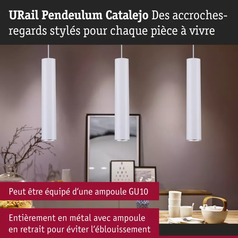 URail Suspension Catalejo GU10 max. 10W gradable 230V