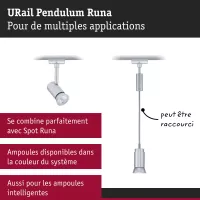 URail Pendelleuchte Runa GU10 max. 10W dimmbar 230V - système d'accrochage et décoration - détail 6
