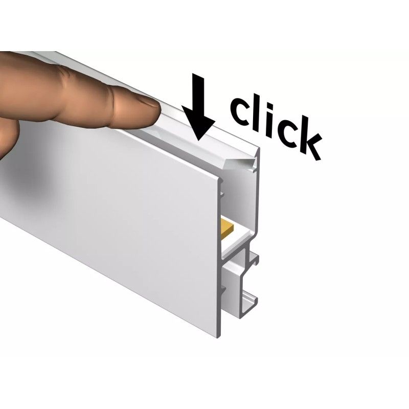 Nouvelle rampe de rail LED R35 + diffuseur 200 cm Newly 4 - Cimaise Tableau 