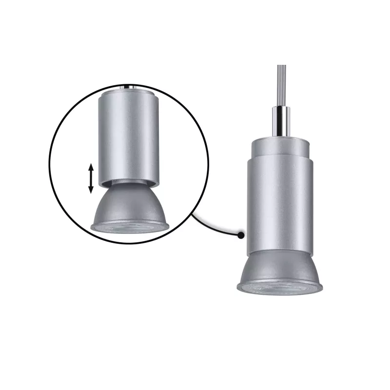 URail Pendant Lamp Runa GU10 max. 10W dimmable 230V PAULMANN 43 - Cimaise Tableau 