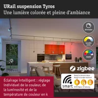URail Suspension Smart Home Zigbee 3.0 Tyros RGBW 200lm 4,5W RGBW+ gradable 230V - système d'accrochage et décoration - détail 5