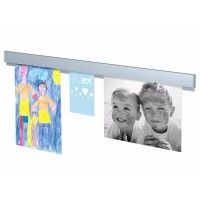 INFORAIL-Stuhlschiene (BEFESTIGUNGSTEILE UND SCHIENENDENDE ENTHALTEN) ARTI TEQ 12 - Cimaise Tableau 