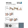 INFORAIL Picture Rail (MOUNTING HARDWARE AND RAIL ENDS INCLUDED) ARTI TEQ 15 - Cimaise Tableau 