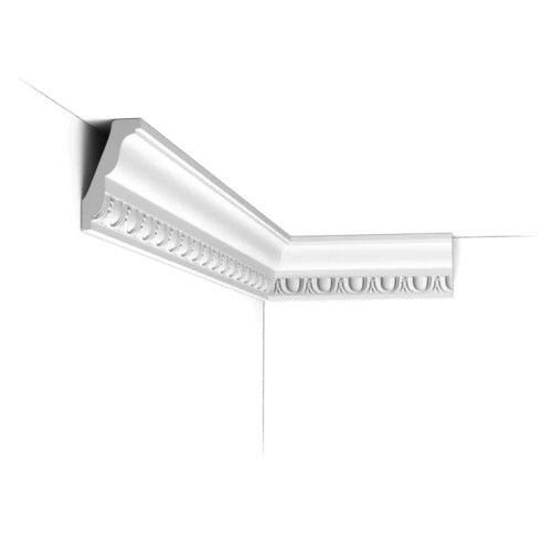 C212 ORAC Cornice Purotouch L200 x H7,5 x L4,5 cm ORAC DECOR 1 - Cimasa Tavola