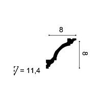 C213F ORAC conector flexible Flexible L200 x H8 x L8 cm ORAC DECOR 1 - Cimaise Tableau