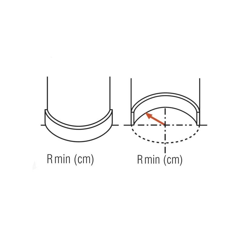 C213F ORAC Flexibler Steckverbinder Flex L200 x H8 x L8 cm ORAC DECOR 3 - Cimaise Tableau 
