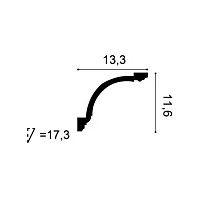 C216 ORAC Cornice Purotouch L200 x H11,6 x L13,3 cm ORAC DECOR 2 - Cimasa Quadro