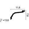 C220F ORAC Flexible connector Flex L200 x H7.6 x L11.6 cm ORAC DECOR 2 - Cimaise Tableau 