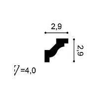 C230F ORAC Corniche flexible Flex L200 x H2,9 x L2,9 cm ORAC DECOR 2 - Cimaise Tableau