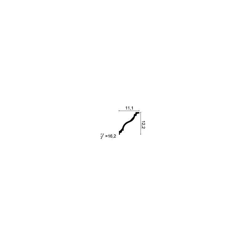C333F ORAC Flexible connector Flex L200 x H12.2 x L11.1 cm ORAC DECOR 1 - Cimaise Tableau 