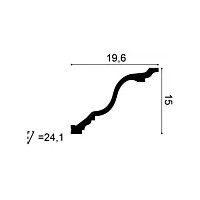 C334F ORAC Flexible connector Flex L200 x H15 x L19.6 cm ORAC DECOR 2 - Cimaise Tableau 
