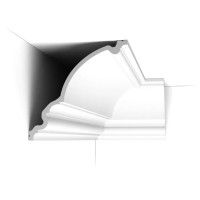 C336 ORAC Cornice Purotouch L200 x H27,1 x L26,6 cm ORAC DECOR 1 - Cornice da Tavolo
