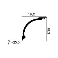 C338A ORAC Corniche Purotouch L200 x H18.2 x L18.2 cm ORAC DECOR 2 - Cimaise Tableau 