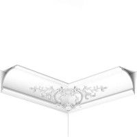 C338B ORAC Cornice Purotouch L200 x H18,2 x L18,2 cm ORAC DECOR 1 - Cimasa per Quadri