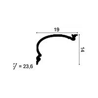 C342 ORAC Corniche Purotouch L200 x H14 x L19 cm ORAC DECOR 2 - Cimaise Tableau 