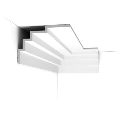C393 ORAC Corniche Purotouch L200 x H15 x L21 cm ORAC DECOR 1 - Cimaise Tableau