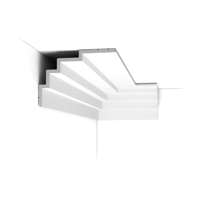 C393 ORAC Corniche Purotouch L200 x H15 x L21 cm ORAC DECOR 1 - Cimaise Tableau