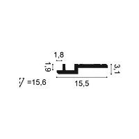 C395 ORAC Corniche Purotouch L200 x H15.5 x L3,1 cm ORAC DECOR 2 - Cimaise Tableau 
