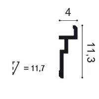 CX196 ORAC Durofoam Gesims L200 x H4 x B11,3 cm ORAC DECOR 2 - Cimaise Tableau 