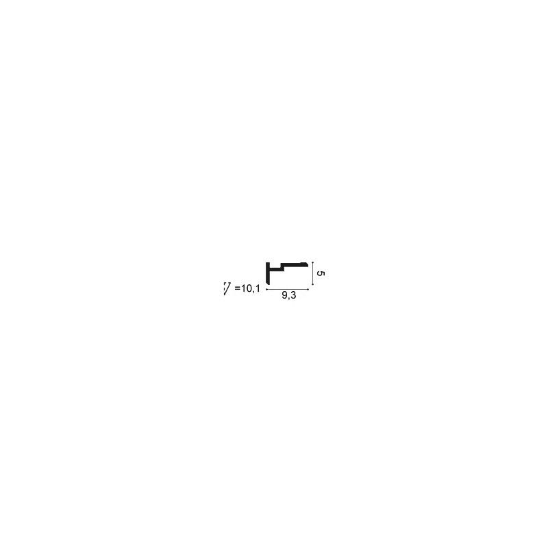 CX197 ORAC Corniche Durofoam L200 x H5 x L9.3 cm ORAC DECOR 7 - Cimaise Tableau 
