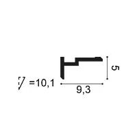 CX197 ORAC Cornice Durofoam L200 x H5 x L9,3 cm ORAC DECOR 7 - Fregio per Quadro