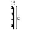SX105F ORAC Plinthe flexible Flex L200 x H11 x L1,3 cm ORAC DECOR 2 - Cimaise Tableau 