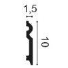 SX137 ORAC Duropolymer Plinth L200 x H9.9 x L1.5 cm ORAC DECOR 2 - Cimaise Tableau 