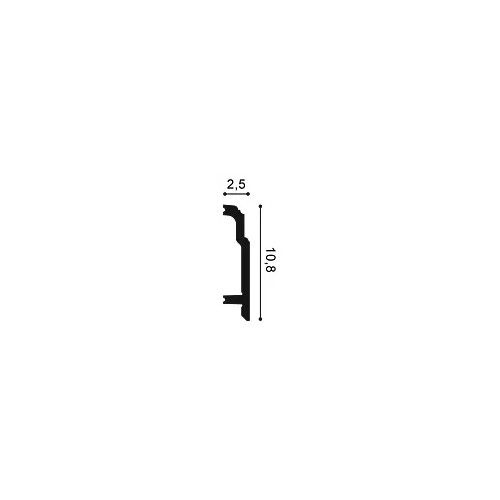 SX155F ORAC Plinthe flexible Flex L200 x H10,8 x L2,5 cm ORAC DECOR 2 - Cimaise Tableau