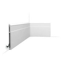 Zócalo de duropolímero ORAC SX156 L200 x H20,2 x W1,6 cm ORAC DECOR 1 - Cimaise Tableau 