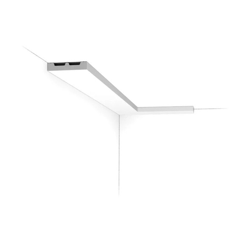 SX157 ORAC Battiscopa in Duropolymer L200 x H6,6 x L1,3 cm ORAC DECOR 3 - Cimaise Tableau 