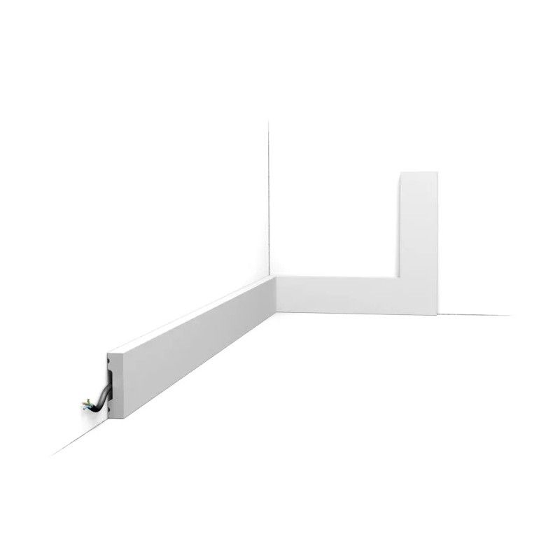 SX162-RAL9003 ORAC Plinth RAL9003 Duropolymer L200 x H4 x L1 cm ORAC DECOR 1 - Cimaise Tableau 